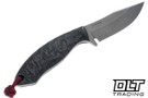 Auxiliary Manufacturing Hensley Wendigo - Carbon Fiber - Darkwash S35VN Blade