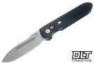 Pro-Tech PDW Invictus - Black Aluminium - Stonewash MagnaCut Blade