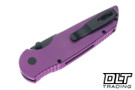 Pro-Tech TR-3 Integrity Manual - Purple Aluminum - Black DLC MagnaCut Blade