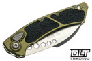 Microtech Hawk Karambit - OD Green Handle - Stonewash Blade - 166-10OD