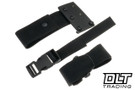 WTG Wilson - Black Gator Grip G-10 - Satin Blade - Black Kydex