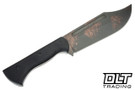 WTG V-44B - Black Textured G-10 - Rugged Copper Washed Blade - Black Kydex