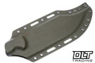 WTG V-44B - Black Textured G-10 - Rugged Copper Washed Blade - Black Kydex