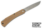 White River Mudbug - Natural Canvas Micarta - MagnaCut Blade
