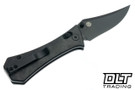 Auxiliary Manufacturing Deadhead Pocket Bowie Crossbar - Glow Shred Carbon Fiber - Black 19C27 Blade
