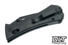 Auxiliary Manufacturing Deadhead Pocket Coffin Tanto Crossbar - Glow Shred Carbon Fiber - Black 19C27 Blade