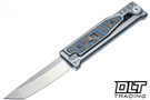 Reate EXO-M Elmax Tanto - Flamed Titanium Inlay
