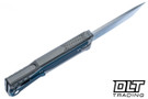 Reate EXO-M Elmax Tanto - Blue Titanium Inlay
