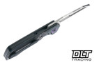 High Grain Designs DeVille R2 - Black PVD Ti - T'Challa Purple Carbon Fiber - Two Tone Satin Elmax Blade