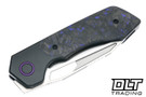 High Grain Designs DeVille R2 - Black PVD Ti - T'Challa Purple Carbon Fiber - Two Tone Satin Elmax Blade
