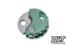 Bestechman Turtle - Green Titanium - 14C28N Blade - BM20D