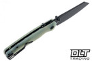 Bestechman Cicada's Wing - Jade G-10 - Black 10CrCoMoV Blade - BMK24A