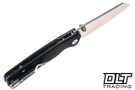 Bestechman Cicada's Wing - Black G-10 - Satin 10CrCoMoV Blade - BMK24B