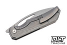 Bestech Taipan - Bead Blast Stonewash Titanium - Bead Blast Stonewash MagnaCut Blade - BT2503A