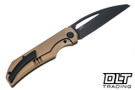 Bestech Taipan - Bronze Titanium - Black PVD MagnaCut Blade - BT2503B