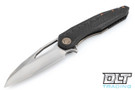 Microtech Marfione Custom Sigil - Carbon Fiber - Trilium Copper Hardware with Copper Accents
