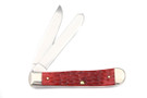 Case Trapper SS Red Jigged Bone with Gift Tin