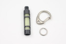 TEC Accessories A3 Glow Fob - Natural Anodizing - Green Glow in the Dark