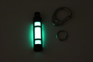 TEC Accessories A3 Glow Fob - Black Anodizing - Green Glow in the Dark