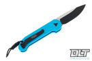 Microtech 135-1TQ LUDT S/E - Turquoise Handle - Black Blade