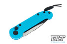 Microtech 135-1TQ LUDT S/E - Turquoise Handle - Black Blade