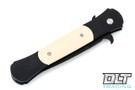 Pro-Tech Large Don - Tuxedo Handle - Black Blade