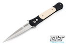 Pro-Tech Large Don - Tuxedo Handle - Satin Blade