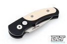 Pro-Tech Runt J4 - Tuxedo Handle - Satin Blade