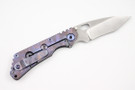 Duane Dwyer Custom SNG - Carbon Fiber with Hologram Lockside - Recurve Tanto - Titanium Hardware