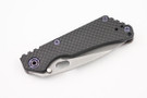 Duane Dwyer Custom SNG - Carbon Fiber with Hologram Lockside - Recurve Tanto - Titanium Hardware