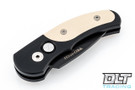 Pro-Tech Runt J4 - Tuxedo Handle - Black Blade