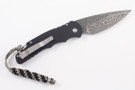 Pro-Tech TR-4 Skull Limited Edition - Black Knurled Handle - THOR Damasteel Blade