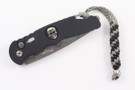 Pro-Tech TR-4 Skull Limited Edition - Black Knurled Handle - THOR Damasteel Blade