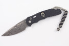 Pro-Tech TR-4 Skull Limited Edition - Black Knurled Handle - THOR Damasteel Blade