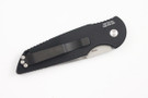 Pro-Tech TR-3 Coin Struck Skull & Bones - Black Handle - Satin Blade