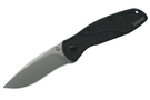 Kershaw Blur 1670S30V with stonewash S30V drop point blade and black aluminum handle with Trac-Tec inserts.