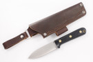 LT Wright Genesis AEB-L -  Convex - Black Micarta  -  Matte