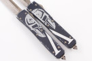 Microtech 121-13ML/122-13ML Ultratech Molon Labe D/E & S/E - Distressed Handle - Bronze Apocalyptic Blade Combo