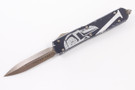 Microtech 121-13ML/122-13ML Ultratech Molon Labe D/E & S/E - Distressed Handle - Bronze Apocalyptic Blade Combo