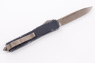 Microtech 121-13ML/122-13ML Ultratech Molon Labe D/E & S/E - Distressed Handle - Bronze Apocalyptic Blade Combo