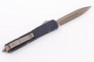 Microtech 121-13ML/122-13ML Ultratech Molon Labe D/E & S/E - Distressed Handle - Bronze Apocalyptic Blade Combo