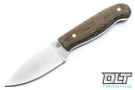 LT Wright Patriot 3V - Flat Ground - Green Micarta - Matte Finish
