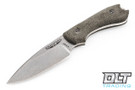 Bradford Guardian 3 M390 - 3D Green Micarta - False Edge - Stonewashed