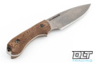 Bradford Guardian 3 M390 - 3D Natural Micarta - False Edge - Stonewashed