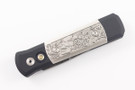 Pro-Tech Godson - Steam Punk Inlay - Nichols Damascus Blade