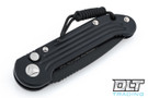 Microtech 135-1 LUDT S/E - Black Handle - Black Blade