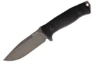 LionSteel M5 Fixed Blade Black G-10 - Black Stonewashed Blade