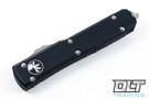 Microtech 121-1 Ultratech S/E - Black Handle - Contoured - Black Blade