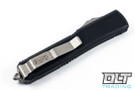 Microtech 123-4 Ultratech T/E - Satin Tanto - Black Aluminum