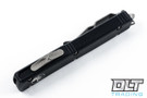 Microtech 123-4 Ultratech T/E - Satin Tanto - Black Aluminum